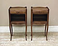 single drawer oak bedside tables